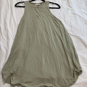 Ava Sky olive jersey dress WITH POCKETS, Size M.